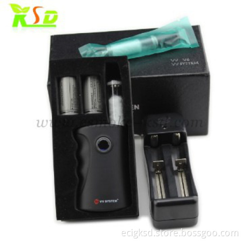 Cool E-cig VV system Oval V6 variable voltage esmoke